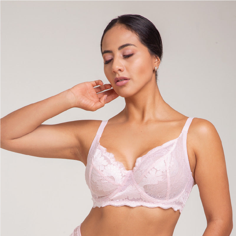 C CUP BRA, NO PADDING, WITH WIRES, FULL COVERAGE – Salome Intimates