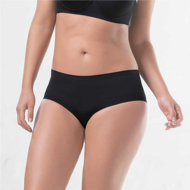 SEAMLESS HIPSTER CUT BLACK