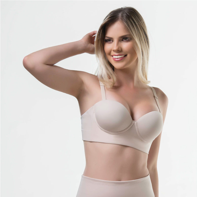 ANTISLIP STRAPLESS SCULPTING BRA B CUP